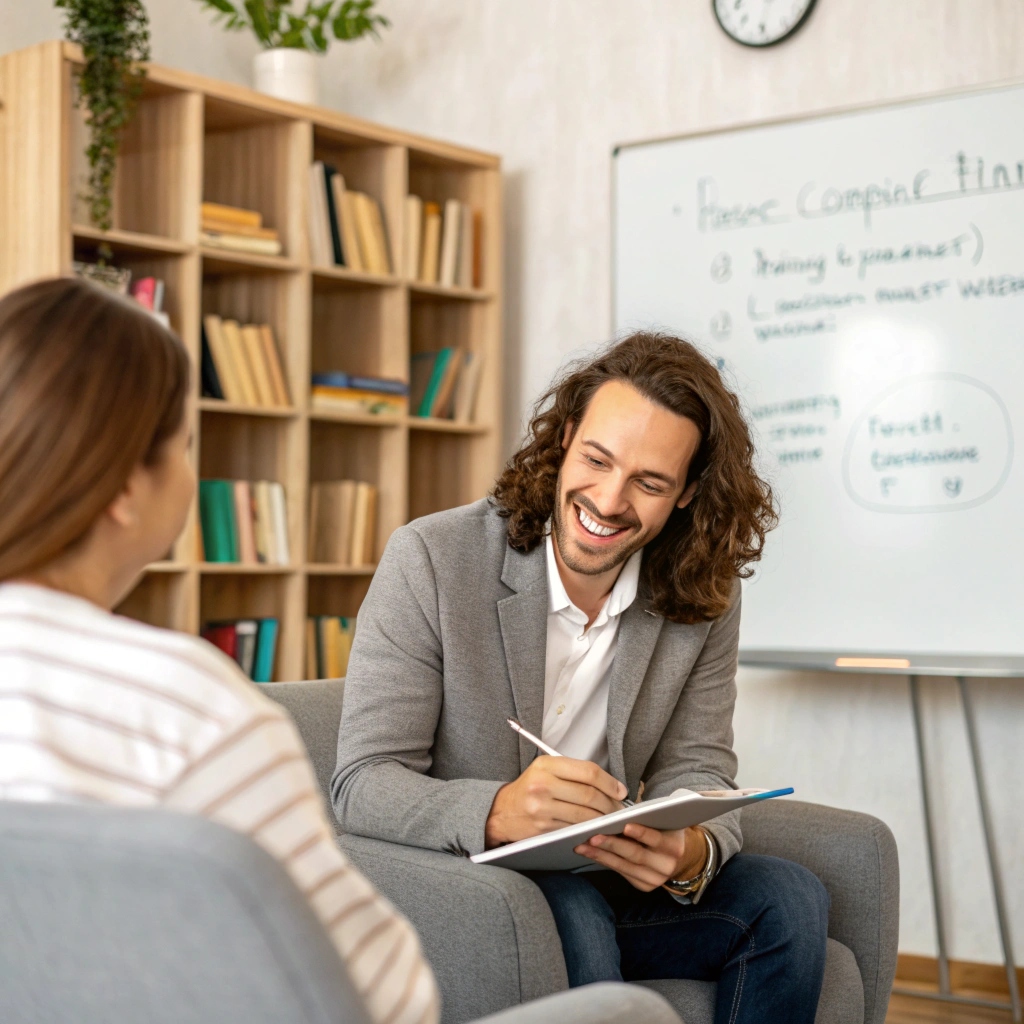 Onnistunut työhaastattelu ja kädenpuristus